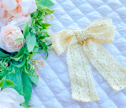 Tea Time Lace Bow ONLY